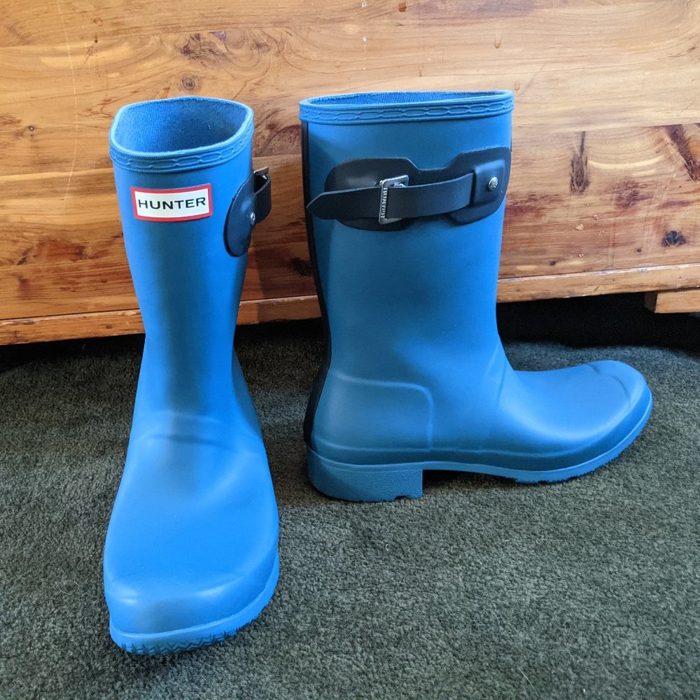 BRAND NEW Hunter Tour Foldable Short Rainboots - Picture 1 of 4